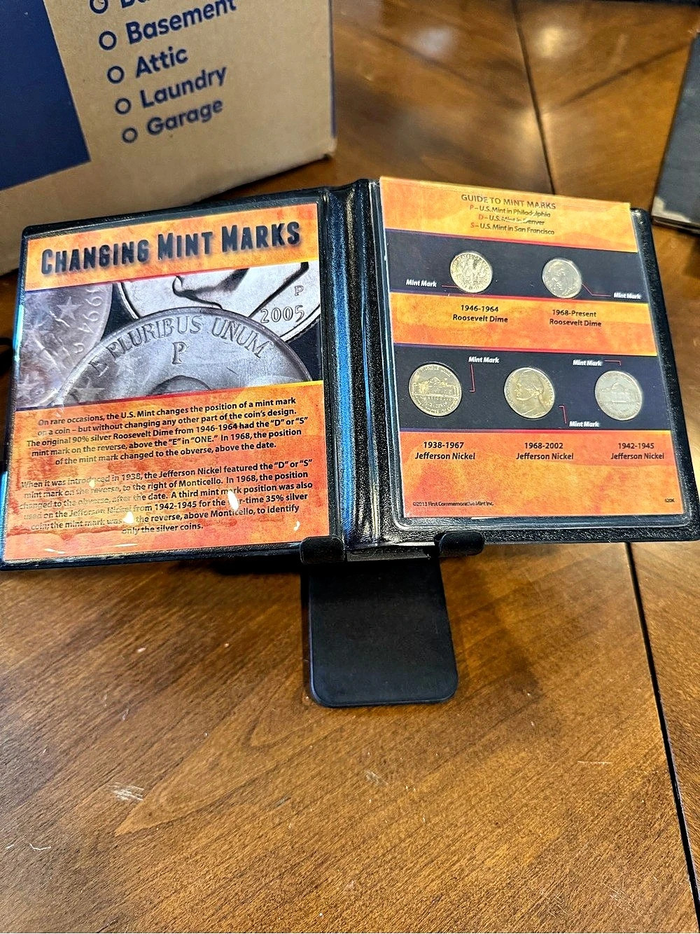 First Commemorative Mint Inc. Changing Mint Marks. Coin Collection Folder Guide